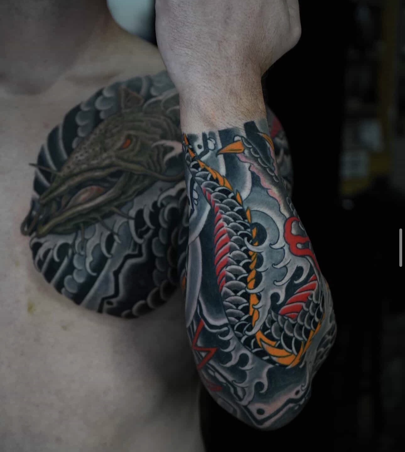 Custom tattoo artwork by Chubbs