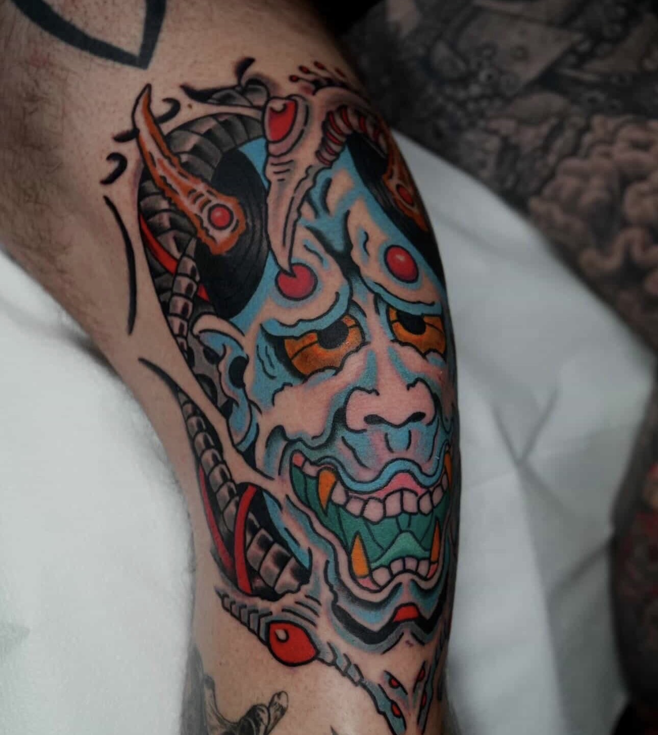 Finished tattoo by Chubbs