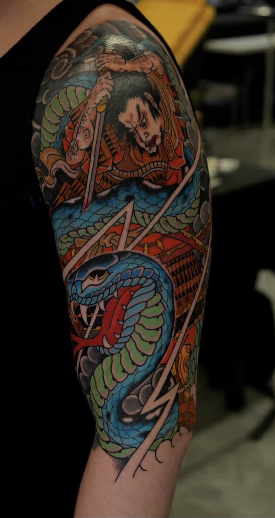 Tattoo portfolio piece by Chubbs